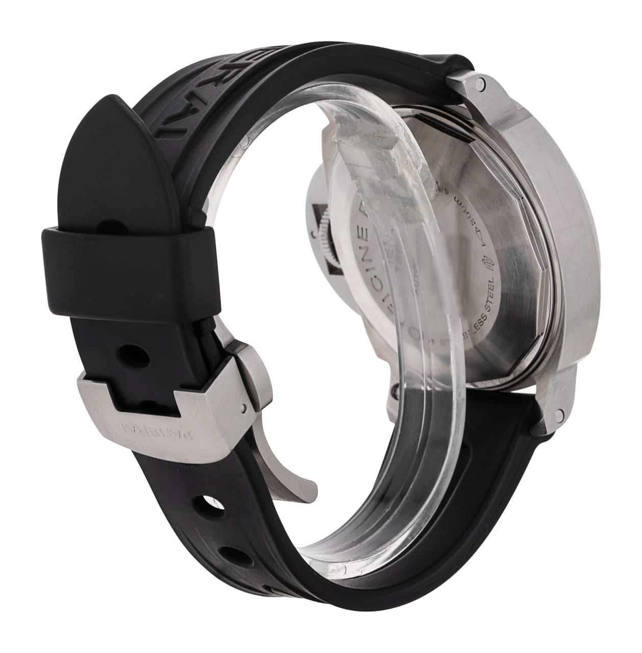 Panerai Luminor Marina - Black Baton Dial & Rubber Strap